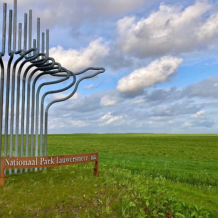 4 Pers Holiday Home Hilla With Winter Garden In Front Of The Dike Directly On The Lauwersmeer Anjum Экстерьер фото